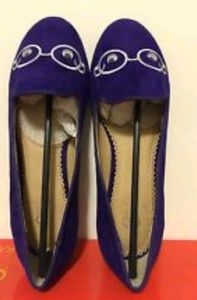 NWOT Rara Avis(Rare Bird)Iris Apfel Purple Loafers